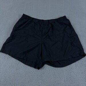 Columbia Shorts Womens 2X Black Sandy River Cargo 5" Nylon Hiking Omni Shade